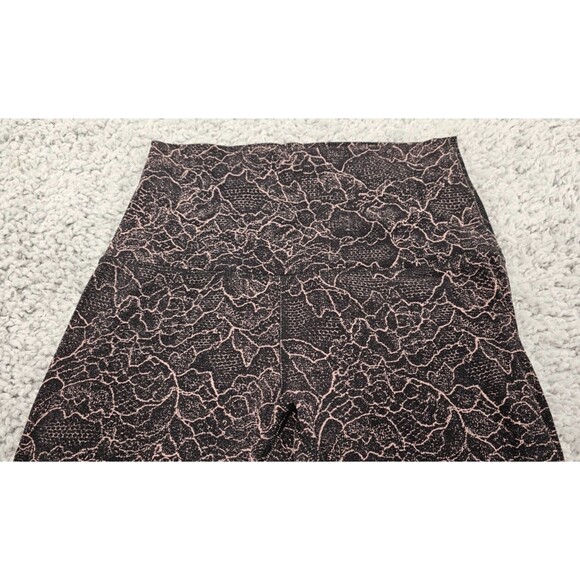 Lululemon Womens Align Leggings Full Length Pocket Lacescape Black Yoga Size 2 - Picture 5 of 13